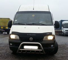 Защита переднего бампер (кенгурятник, бугель, дуга) Fiat Ducato 1995-2006