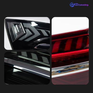 Задние тюнинг лед фонари Audi Q7 2007-2015 г.в. Ауди ку7, Audi, Q7, Новое, На штатные места, Q7 (4L) 2006-