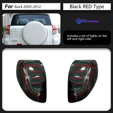 Задние тюнинг лед фонари Toyota RAV4 2009-2012 г.в. Тойота РАВ4