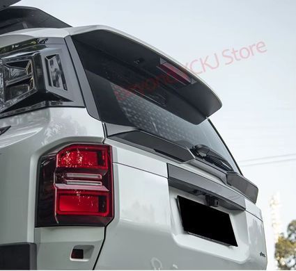 Спойлер кришки багажника нижній Toyota Prado 250 2024+ р.в., Черный