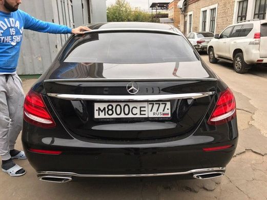 Спойлер багажника ( сабля, лип спойлер, утиный хвостик ) Mercedes E-class W213 2016-2019 г.в.