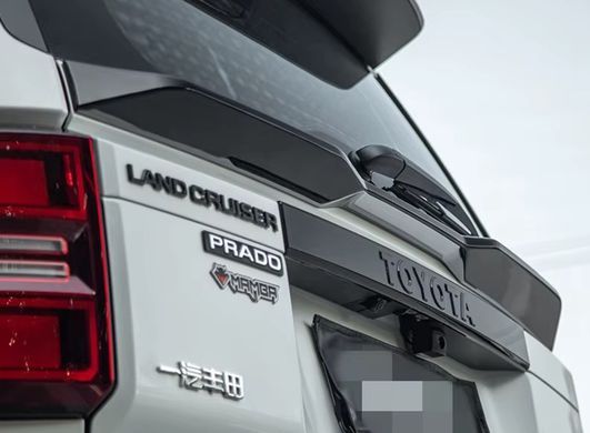 Спойлер кришки багажника нижній Toyota Prado 250 2024+ р.в., Черный
