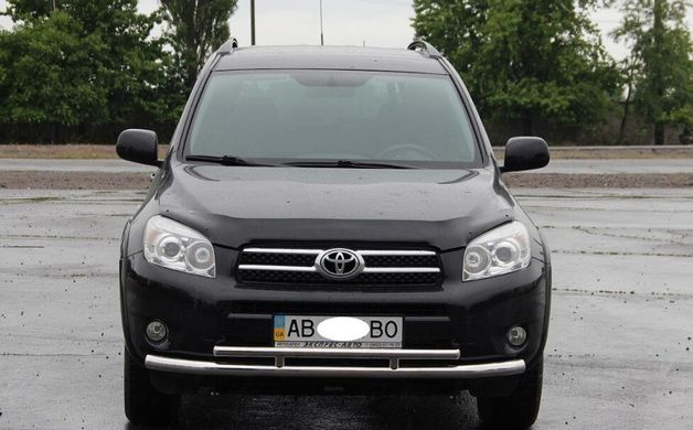 Защита переднего бампера двойной ус Toyota Rav4 2006-2012 г.в.