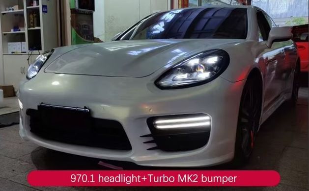 Передні лед фари Porsche Panamera 2010-2013 р.в. Порше Панамера, Оптика, Porsche, Альтернативная оптика, Panamera, Новое, На штатные места