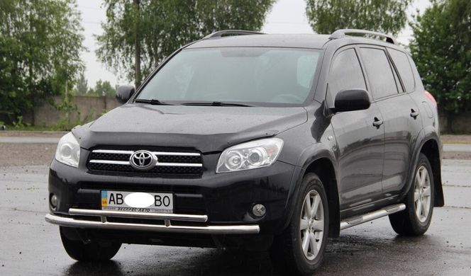 Защита переднего бампера двойной ус Toyota Rav4 2006-2012 г.в.