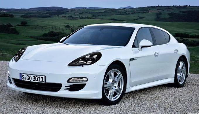 Передні лед фари Porsche Panamera 2010-2013 р.в. Порше Панамера, Оптика, Porsche, Альтернативная оптика, Panamera, Новое, На штатные места