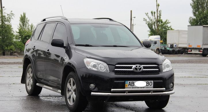 Защита переднего бампера двойной ус Toyota Rav4 2006-2012 г.в.