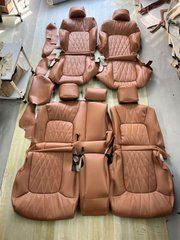 Чехлы на сидения из натуральной кожи для Toyota Camry xv80 2025+ г.в. Тойота Камри 80