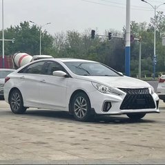 Передній бампер для Hyundai sonata 2010-2015 р.в. стиль Lexus, Серый грунт (под покраску), Зовнішній тюнінг, Hyundai, Передний бампер, Требуется, Полипропилен, Sonata, Новое, На штатные места