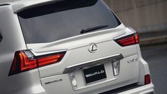 Спойлер під скло Lexus LX570 2016-2021 р.в. стиль Wald