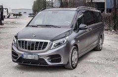 , Серый грунт (под покраску), Mercedes, Комплект обвеса, Требуется, Стеклопластик, Vito, Новое, На штатные места, Vito ( W447) 2014-