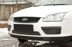 Зимова заглушка решітки переднього бампера Ford Focus II 2005-2008 р.в. Форд Фокус 2