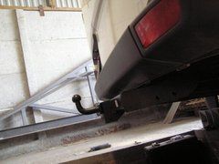 Прицепное устройство (Фаркоп) со съемным крюком VOLKSWAGEN CRAFTER 3,66/4,35 2006+ усиленный