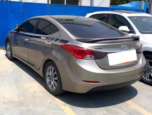 Спойлер багажника високий зі стоп сигналом Hyundai Elantra 2011-2015 р.в. ABS пластик