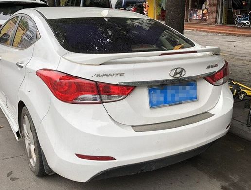 Спойлер багажника высокий со стоп сигналом Hyundai Elantra 2011-2015 г.в. ABS пластик