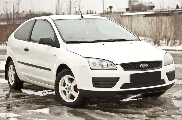 Зимняя заглушка решетки переднего бампера Ford Focus II 2005-2008 г.в. Форд Фокус 2