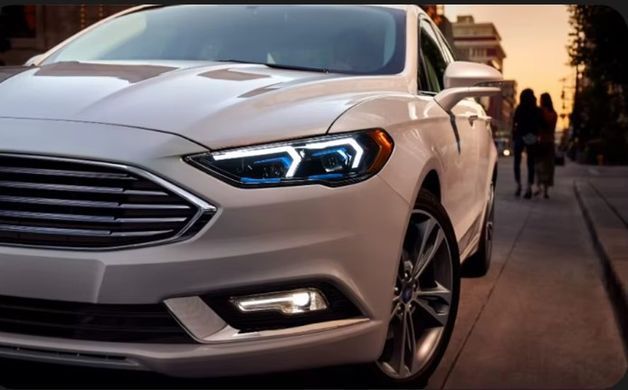Передние тюнинг лед фары для Ford Mondeo \ Fusion 2017-2020 г.в. Форд Мондео \ Фьюжн, Ford, Альтернативная оптика, Fusion, Новое