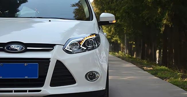 Передние тюнинг лед фары Ford Focus 3 дорестайлинг 2011-2014 г.в. Форд Фокус, Ford, Альтернативная оптика, Focus, Новое, На штатные места, FOCUS III 2011-