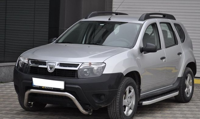 Бічні пороги Fullmond (сходинка) Renault Duster 2010-2017 Рено Дастер