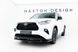 Накладка на передній бампер дифузор для Toyota Highlander 2019- р.в. Тойота Хайлендер, Черный, Toyota, Накладка на передний бампер, Не требуется, ABS-пластик, Новое, На штатные места