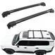 Поперечки на рейлінги для Toyota Prado 250 2024 р.в. Прадо 250, Черный