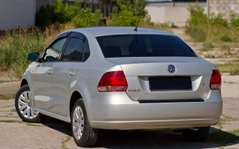 Накладка на задній бампер Volkswagen Polo V 2009-2015 р.в. поло