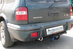 Прицепное устройство со сьемным крюком (Фаркоп) KIA SPORTAGE 2005-2010 г.в. (MAXI база)