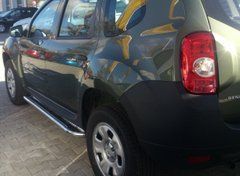 Боковые пороги (площадка, ступенька) Renault Duster 2010-2017 Рено Дастер