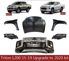 Рестайлинг комплект Mitsubishi L200 2015-2019 г.в. в стиль 2020, Mitsubishi, Комплект обвеса, Требуется, Полипропилен, L200, Новое, На штатные места, l200 2015+