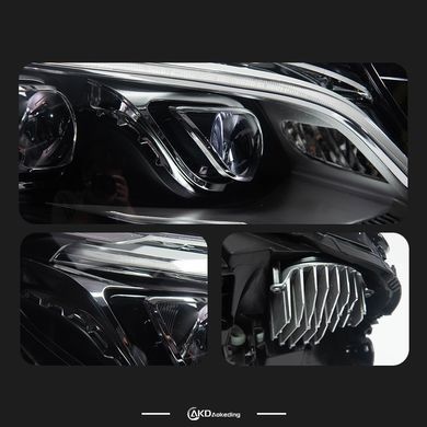 Передние лед фары для Mercedes-Benz ML-класса (W166) 2012-2015 г.в. Мерседес МЛ 166, Mercedes, Альтернативная оптика, ML-Class, Новое, На штатные места, M-KLASSE (W166) 2011-