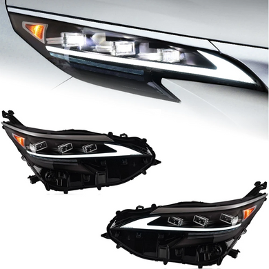 Передние тюнинг лед фары для Toyota Sienna 2021-2023 г.в. Тойота Сиена, Toyota, Альтернативная оптика