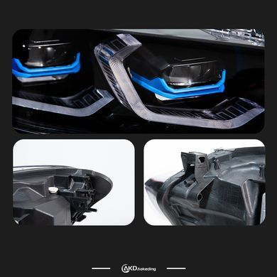 Передние тюнинг лед фары для BMW 1 серии F20/F21 2016-2018 г.в. БМВ Ф20 \ Ф21, BMW, Альтернативная оптика, 1-Series, Новое, На штатные места