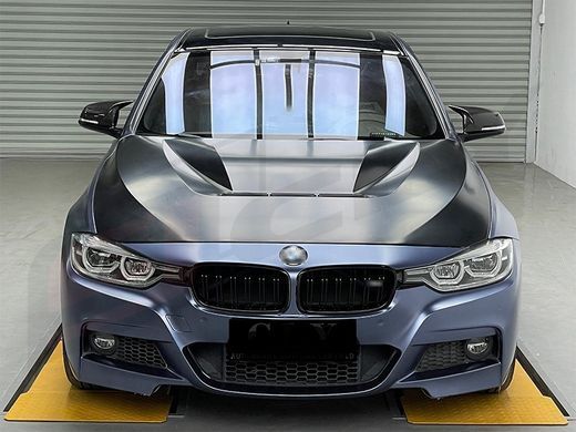 Капот BMW 3 серії F30 F31 / 4 серії F32 F33 F36 у стилі CS, Черный, Зовнішній тюнінг, BMW, Капот, Требуется, Алюминий, 3-Series, Новое, На штатные места, 3 (F30, F35, F80) 2011-