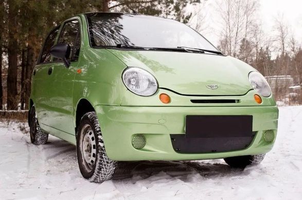 Зимова заглушка решітки переднього бампера Daewoo Matiz 2000 + р.в. Део Матіз