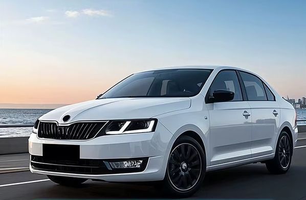 Передние лед фары для Skoda Rapid  2012-2019 г.в. Шкода Рапид