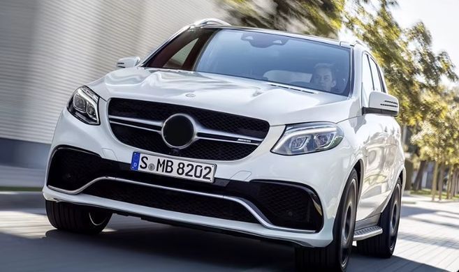 Передние лед фары для Mercedes-Benz ML-класса (W166) 2012-2015 г.в. Мерседес МЛ 166, Mercedes, Альтернативная оптика, ML-Class, Новое, На штатные места, M-KLASSE (W166) 2011-