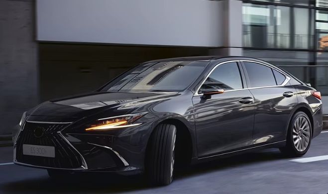 Передние тюнинг лед фары Lexus ES 2018+ г.в. Лексус ЕС, Черный, Lexus, Альтернативная оптика, ES, Новое, На штатные места