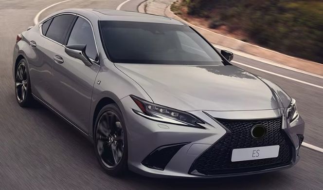 Передние тюнинг лед фары Lexus ES 2018+ г.в. Лексус ЕС, Черный, Lexus, Альтернативная оптика, ES, Новое, На штатные места