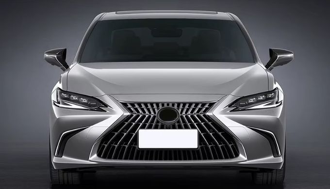Передние тюнинг лед фары Lexus ES 2018+ г.в. Лексус ЕС, Черный, Lexus, Альтернативная оптика, ES, Новое, На штатные места
