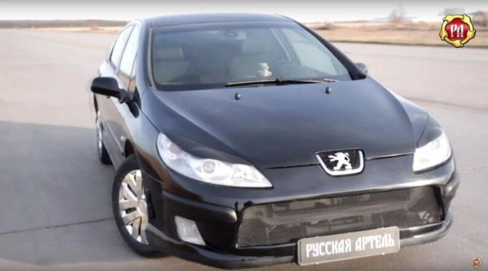 Реснички на фары Peugeot 407, 2004-2010 г.в. Пежо 407, Черный, Peugeot, Декоративные накладки, Требуется, ABS-пластик, 407, Новое, На штатные места, 407 (6D_) 2004-