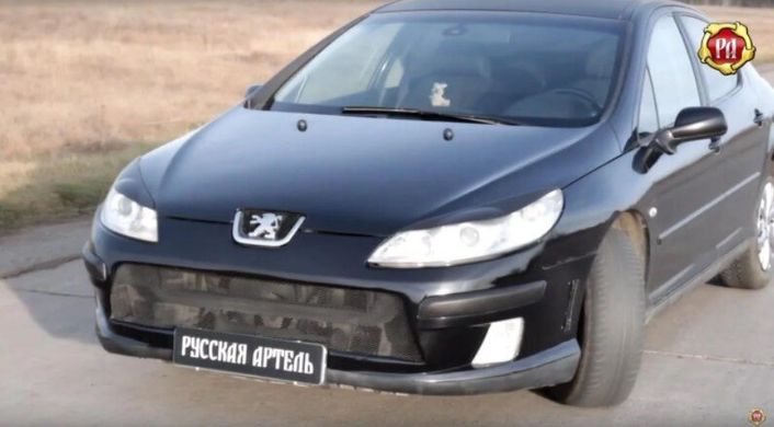 Реснички на фары Peugeot 407, 2004-2010 г.в. Пежо 407, Черный, Peugeot, Декоративные накладки, Требуется, ABS-пластик, 407, Новое, На штатные места, 407 (6D_) 2004-