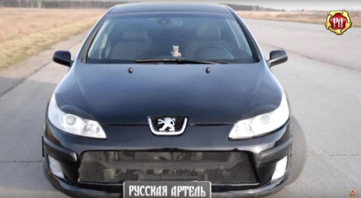 Реснички на фары Peugeot 407, 2004-2010 г.в. Пежо 407, Черный, Peugeot, Декоративные накладки, Требуется, ABS-пластик, 407, Новое, На штатные места, 407 (6D_) 2004-