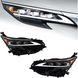 Передние тюнинг лед фары для Toyota Sienna 2021-2023 г.в. Тойота Сиена, Toyota, Альтернативная оптика