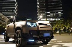Накладка на передний бампер для Land Rover Defender 2020+ г.в. стиль ROK, Черный, Внешний Тюнинг, Land Rover, Накладка на передний бампер, Не требуется, Полипропилен, Defender, Новое, На штатные места, Defender 2020-