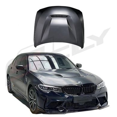 Капот BMW 3 серии G20 в стиле CS, Внешний Тюнинг, BMW, Капот, Требуется, Алюминий, 3-Series, Новое, На штатные места, 3 (G20) 2018-