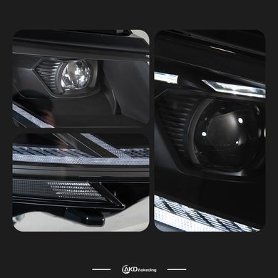 Передні тюнінг лед фари для Volkswagen VW Multivan T6.1 2019-2024 р.в. Волксваген Т6.1, Volkswagen, Альтернативная оптика, Transporter, Новое, На штатные места, Transporter T6 2015-