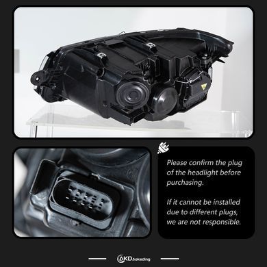 Передні тюнінг лед фари для Volkswagen VW Multivan T6.1 2019-2024 р.в. Волксваген Т6.1, Volkswagen, Альтернативная оптика, Transporter, Новое, На штатные места, Transporter T6 2015-