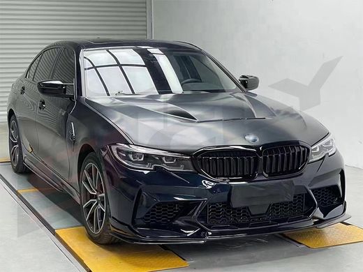 Капот BMW 3 серии G20 в стиле CS, Внешний Тюнинг, BMW, Капот, Требуется, Алюминий, 3-Series, Новое, На штатные места, 3 (G20) 2018-