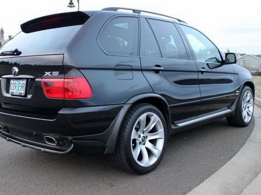 Расширители арок 4.6is/4.8is BMW X5 E53 1999-2006 г.в. ABS пластик, Черный, BMW, Расширители арок, Не требуется, ABS-пластик, X5, Новое, На штатные места, X5 (E53) 1999-2003