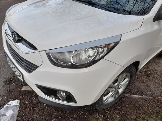 Реснички на фары Hyundai IX 35, TUCSON 2009+ г.в. Хюндай Туксон